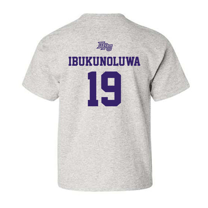 High Point - NCAA Men's Basketball : Josh Ibukunoluwa - Youth T-Shirt-1