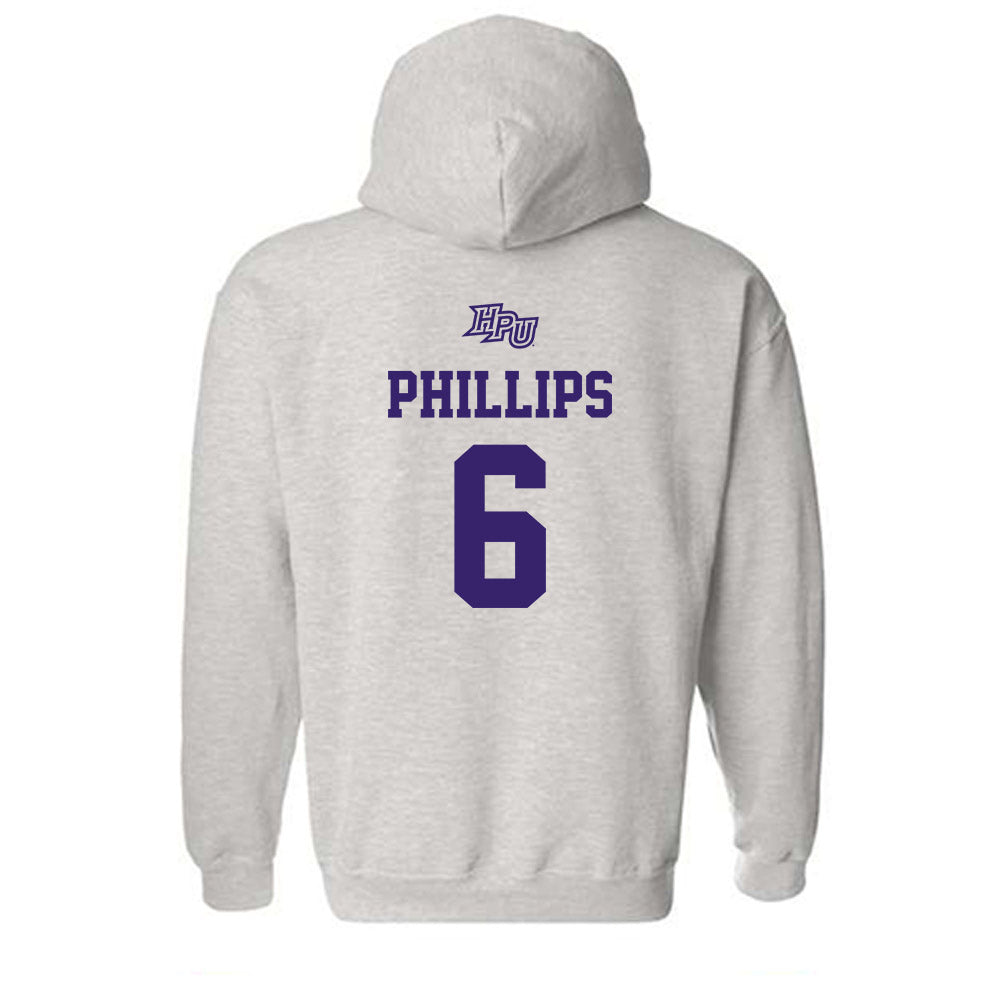 High Point - NCAA Women's Basketball : Dakota Phillips - Hooded Sweatshirt-1