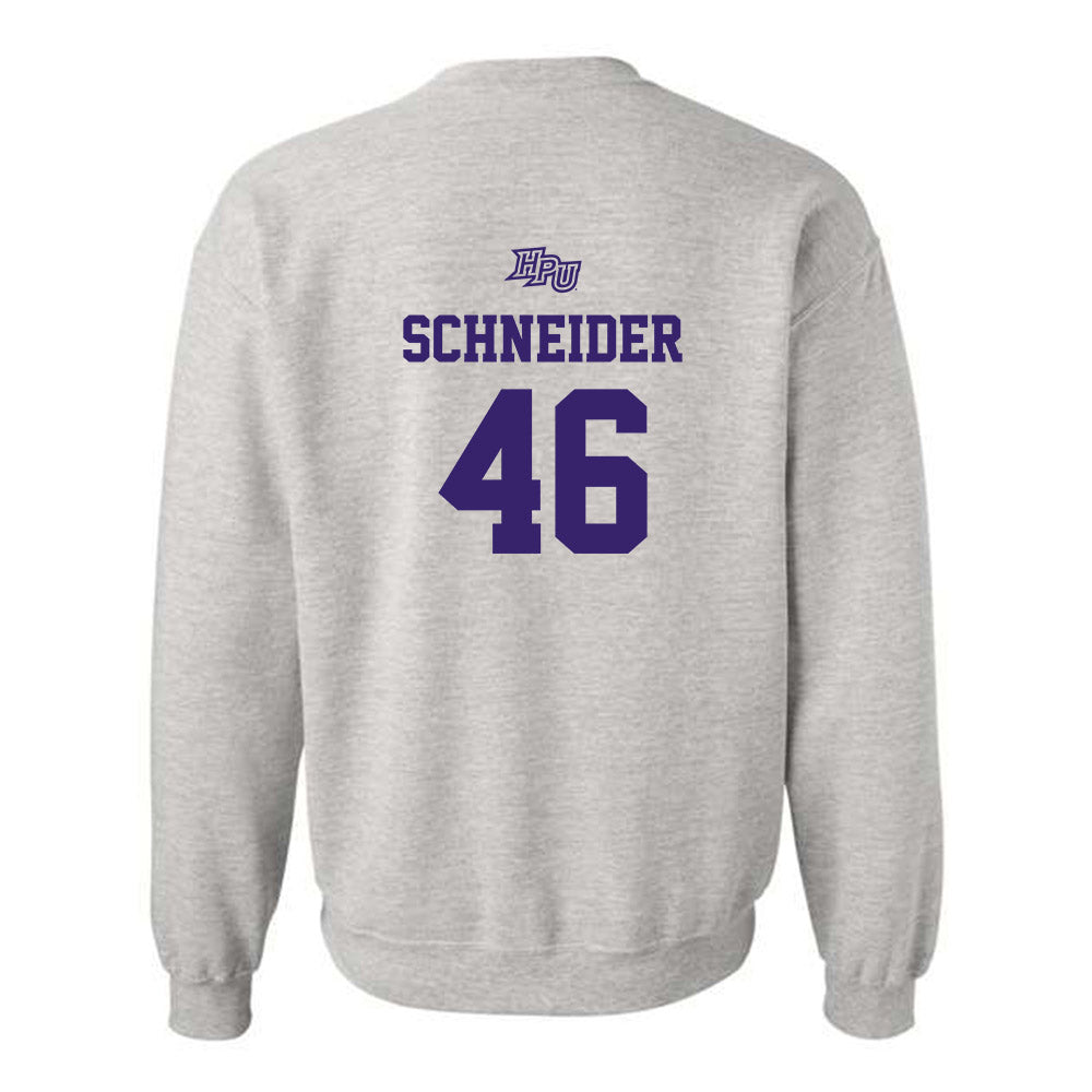 High Point - NCAA Baseball : Charlie Schneider - Crewneck Sweatshirt-1