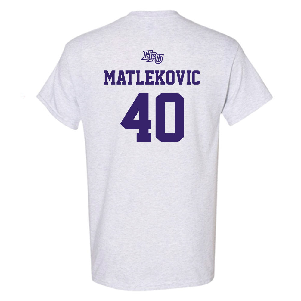 High Point - NCAA Men's Basketball : Ivan Matlekovic - T-Shirt-1