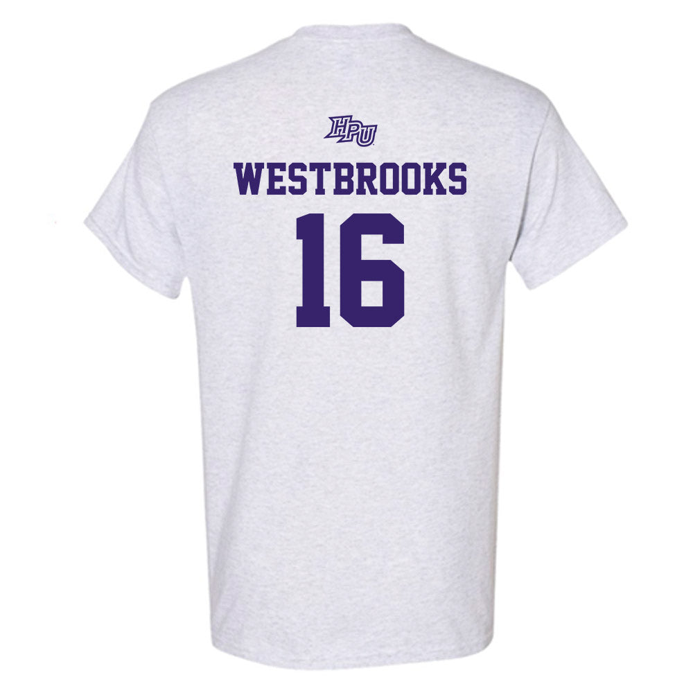 High Point - NCAA Men's Lacrosse : James Westbrooks - T-Shirt-1