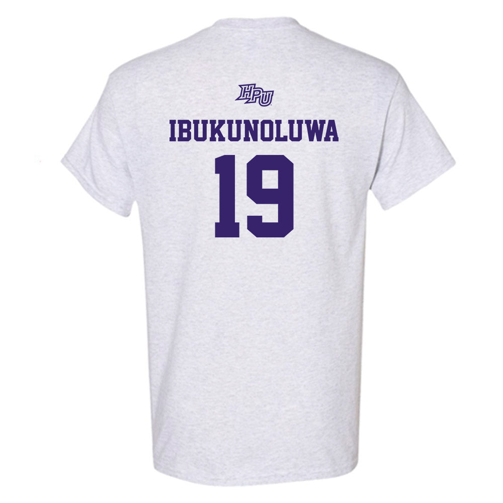 High Point - NCAA Men's Basketball : Josh Ibukunoluwa - T-Shirt-1