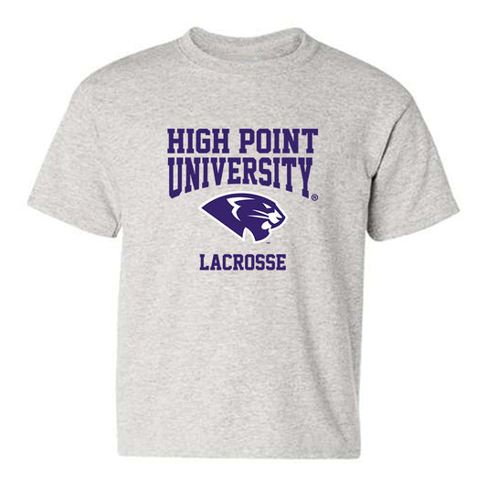 High Point - NCAA Men's Lacrosse : Matt Lutzel - Youth T-Shirt-0