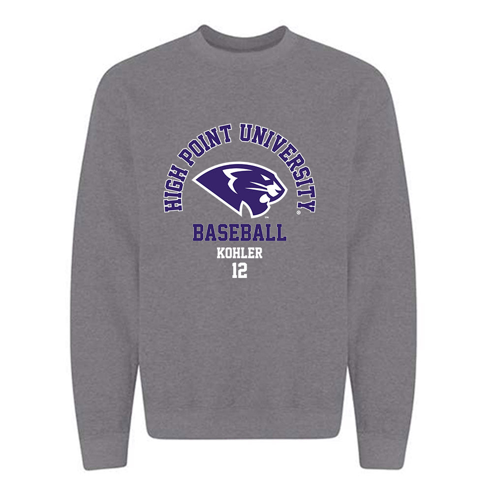 High Point - NCAA Baseball : Jace Kohler - Crewneck Sweatshirt-0