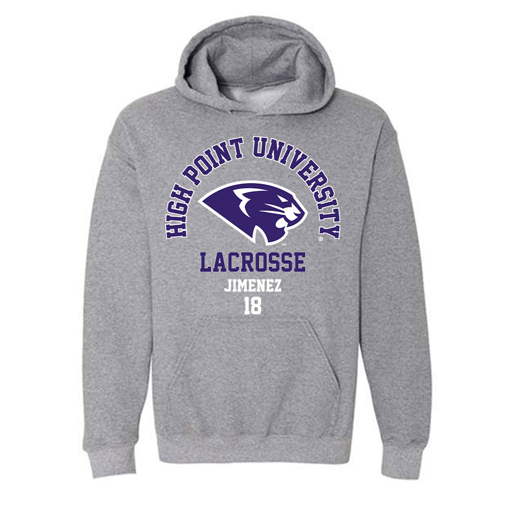 High Point - NCAA Women's Lacrosse : Marissa Jimenez - Hooded Sweatshirt-0