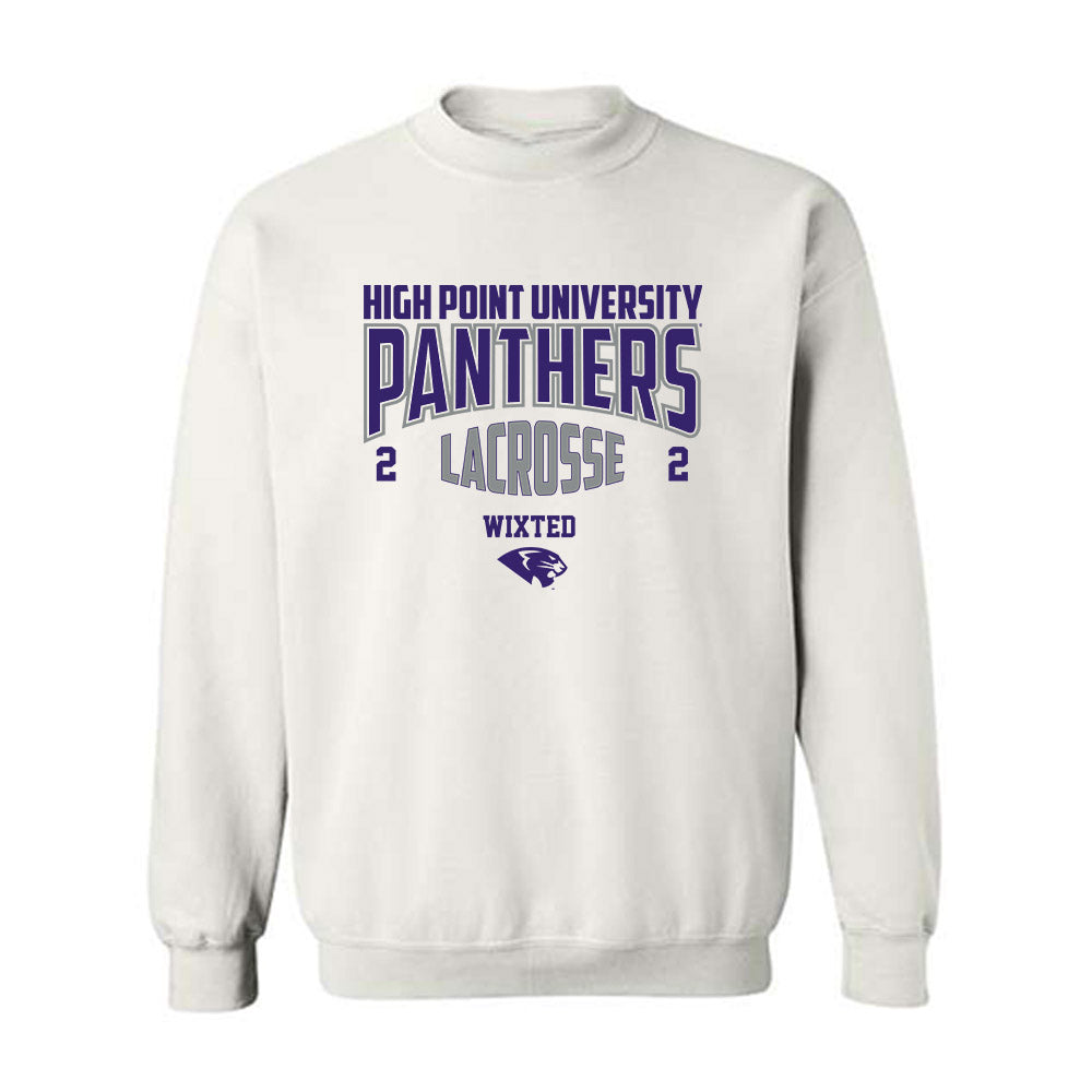 High Point - NCAA Men's Lacrosse : Justin Wixted - Crewneck Sweatshirt-0
