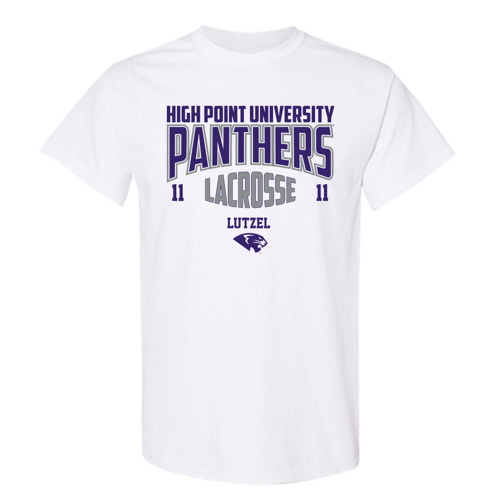 High Point - NCAA Men's Lacrosse : Matt Lutzel - T-Shirt-0