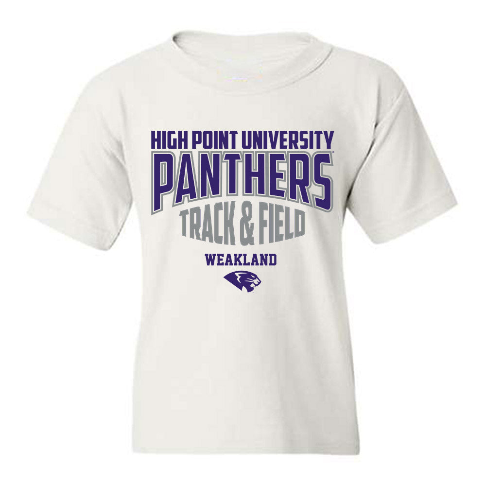 High Point - NCAA Men's Track & Field : Jake Weakland - Youth T-Shirt-0