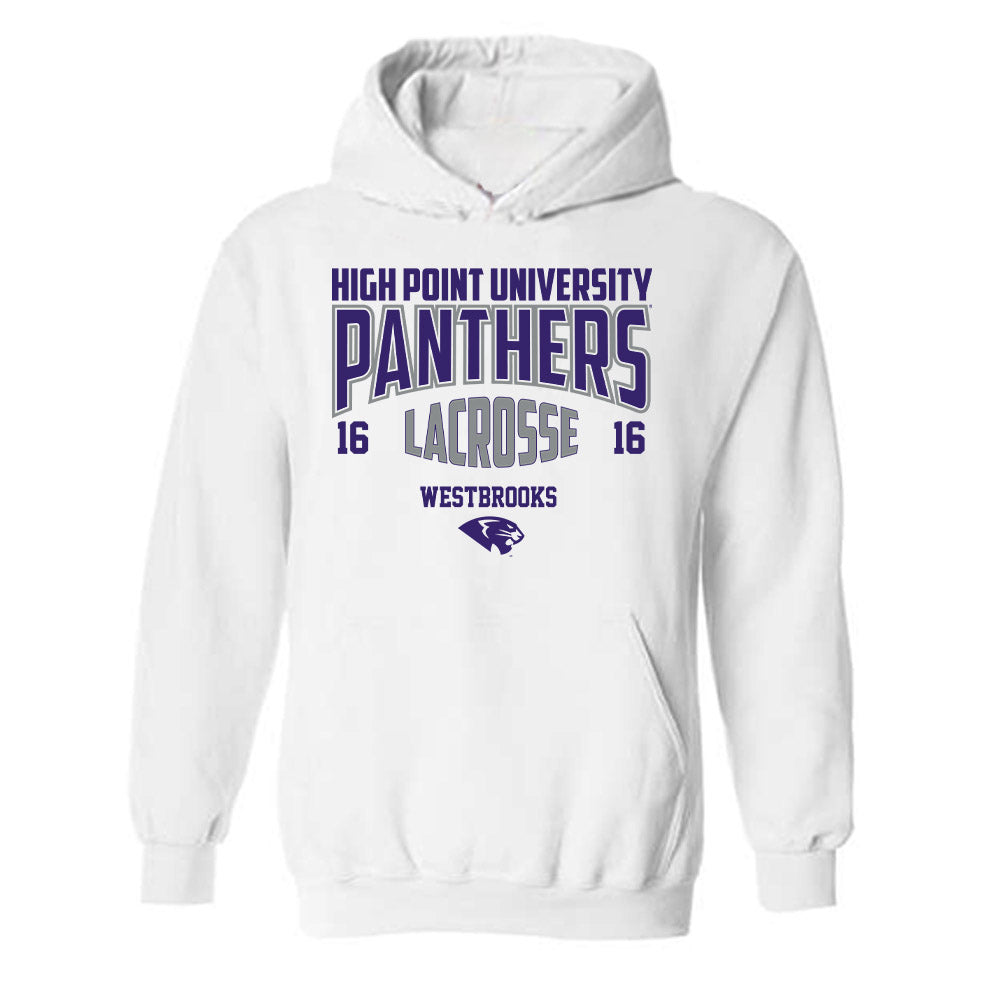 High Point - NCAA Men's Lacrosse : James Westbrooks - Hooded Sweatshirt-0