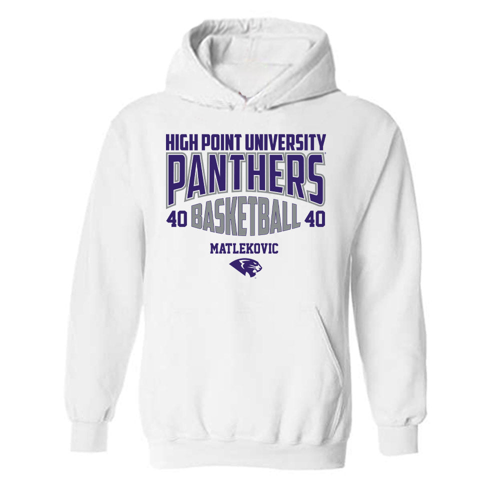 High Point - NCAA Men's Basketball : Ivan Matlekovic - Hooded Sweatshirt-0