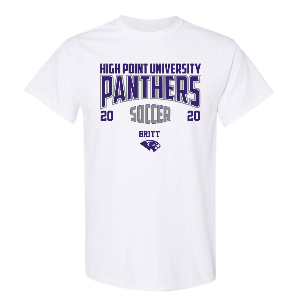 High Point - NCAA Men's Soccer : Caleb Britt - T-Shirt-0