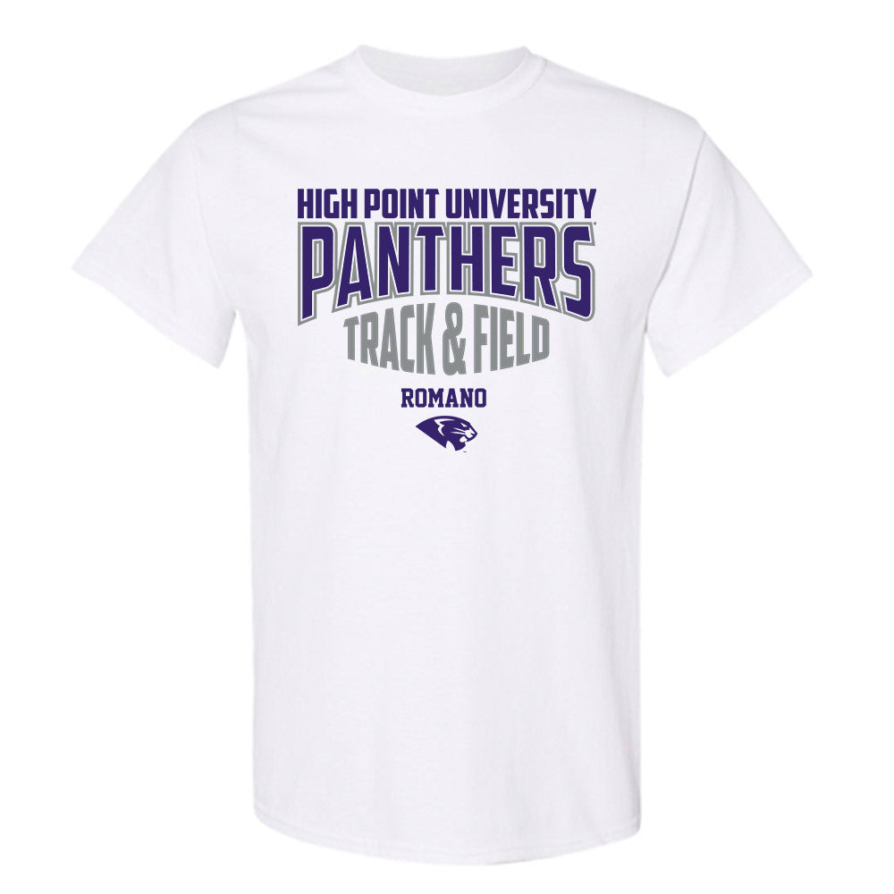 High Point - NCAA Women's Track & Field : Emily Romano - T-Shirt-0
