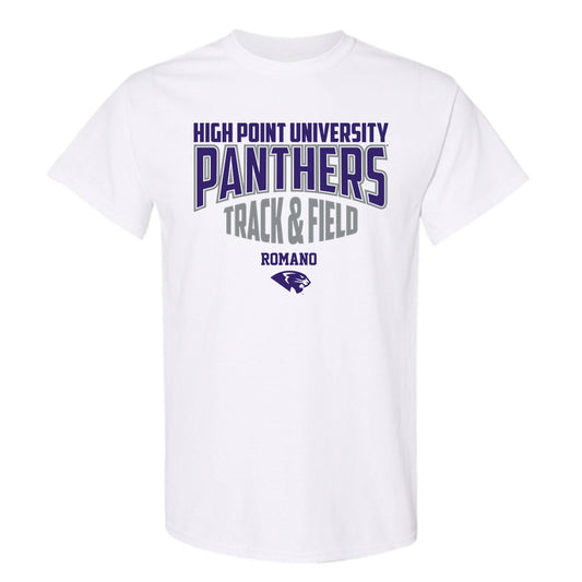 High Point - NCAA Women's Track & Field : Emily Romano - T-Shirt-0