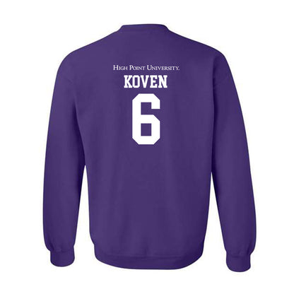 High Point - NCAA Men's Soccer : Koven Johnson - Crewneck Sweatshirt-1