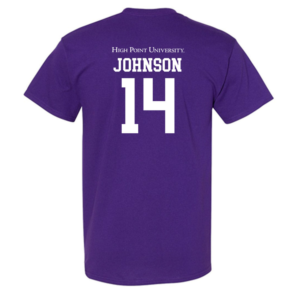 High Point - NCAA Baseball : Landen Johnson - T-Shirt-1