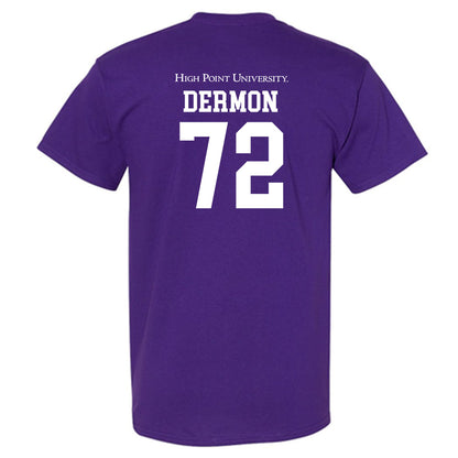 High Point - NCAA Men's Lacrosse : Luke Dermon - T-Shirt-1