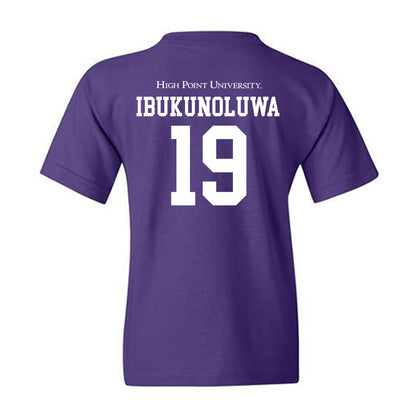 High Point - NCAA Men's Basketball : Josh Ibukunoluwa - Youth T-Shirt-1
