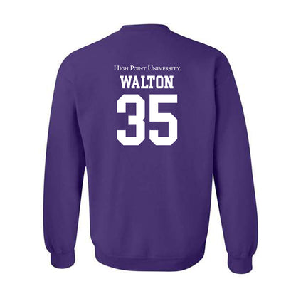 High Point - NCAA Baseball : Wade Walton - Crewneck Sweatshirt-1