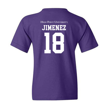 High Point - NCAA Women's Lacrosse : Marissa Jimenez - Youth T-Shirt-1