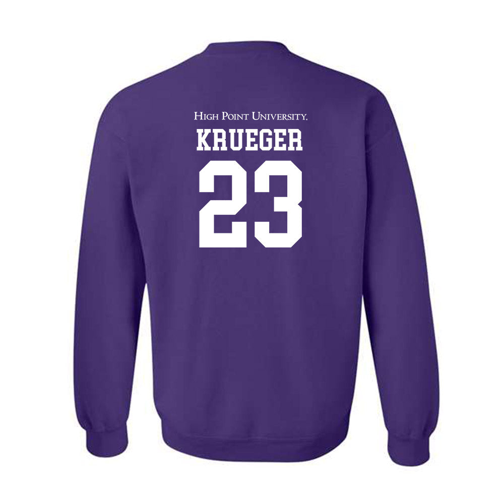 High Point - NCAA Men's Basketball : Kasen Krueger - Crewneck Sweatshirt-1