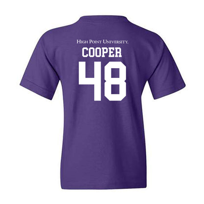 High Point - NCAA Men's Lacrosse : Owen Cooper - Youth T-Shirt-1