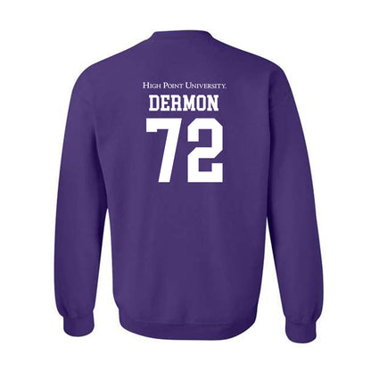 High Point - NCAA Men's Lacrosse : Luke Dermon - Crewneck Sweatshirt-1