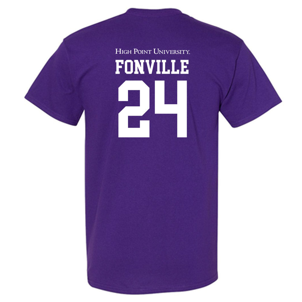 High Point - NCAA Men's Basketball : David Fonville - T-Shirt-1