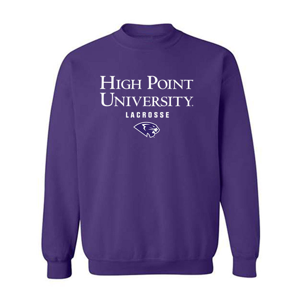 High Point - NCAA Men's Lacrosse : Ian Cann - Crewneck Sweatshirt-0