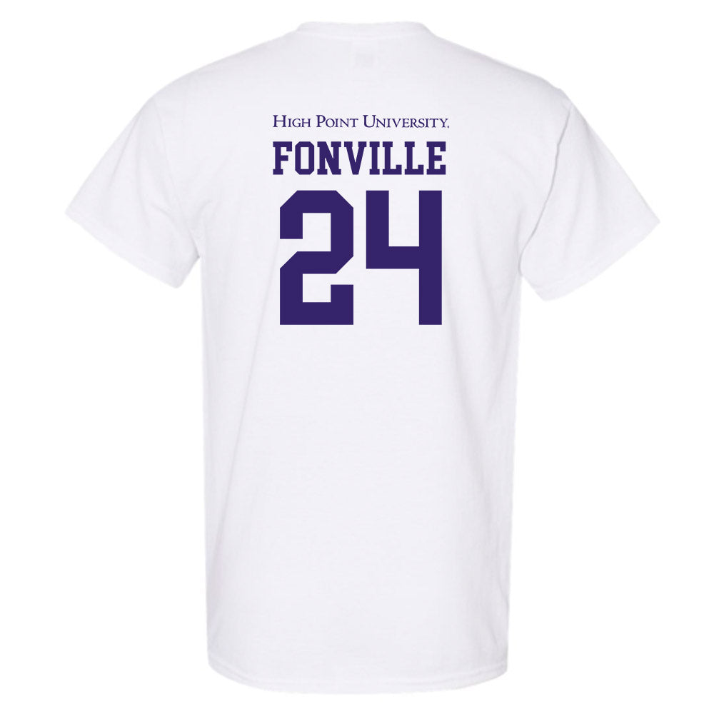 High Point - NCAA Men's Basketball : David Fonville - T-Shirt-1