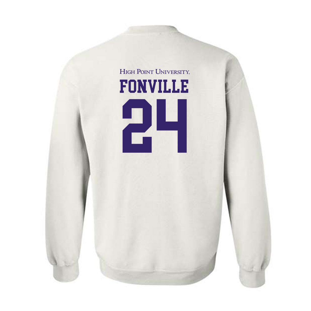 High Point - NCAA Men's Basketball : David Fonville - Crewneck Sweatshirt-1