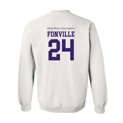 High Point - NCAA Men's Basketball : David Fonville - Crewneck Sweatshirt-1