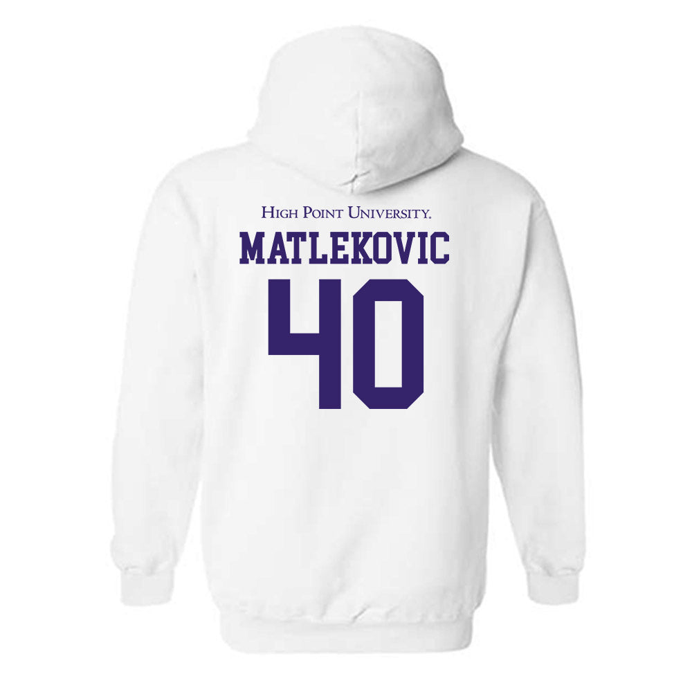 High Point - NCAA Men's Basketball : Ivan Matlekovic - Hooded Sweatshirt-1