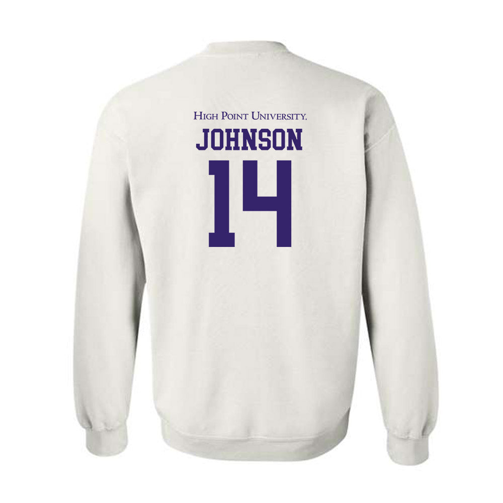 High Point - NCAA Baseball : Landen Johnson - Crewneck Sweatshirt-1