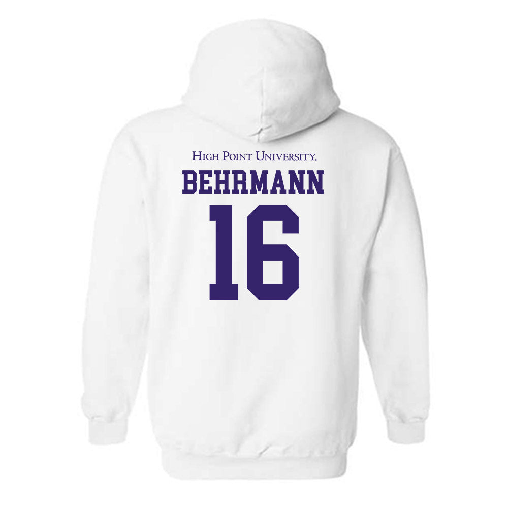 High Point - NCAA Men's Soccer : Noah Behrmann - Hooded Sweatshirt-1