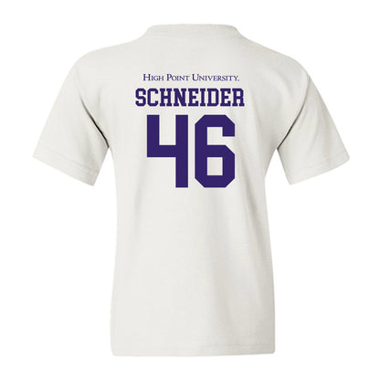 High Point - NCAA Baseball : Charlie Schneider - Youth T-Shirt-1