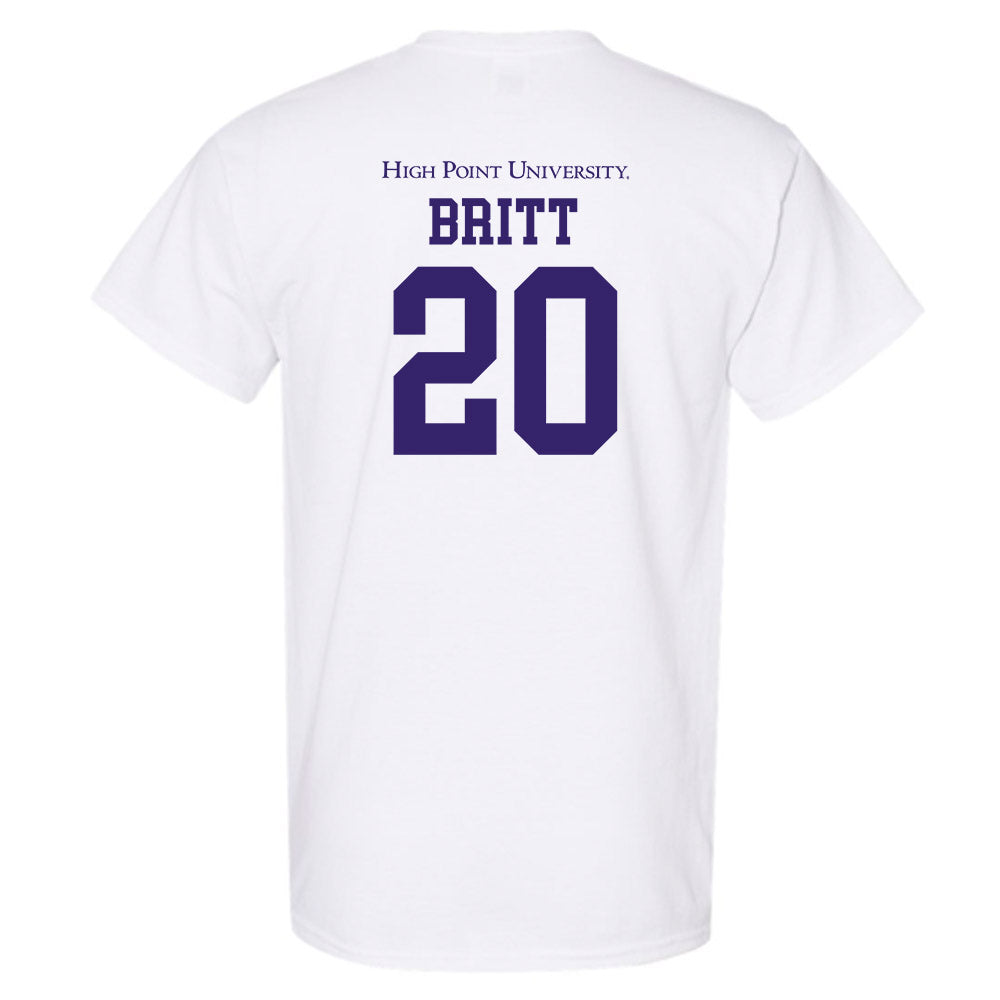 High Point - NCAA Men's Soccer : Caleb Britt - T-Shirt-1