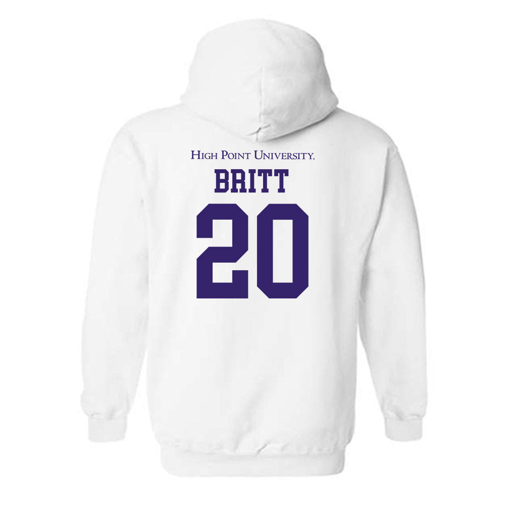 High Point - NCAA Men's Soccer : Caleb Britt - Hooded Sweatshirt-1