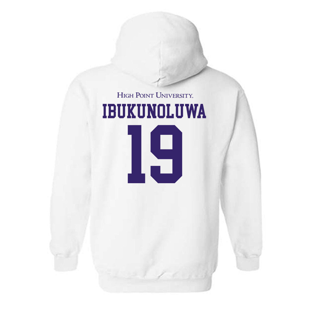 High Point - NCAA Men's Basketball : Josh Ibukunoluwa - Hooded Sweatshirt-1