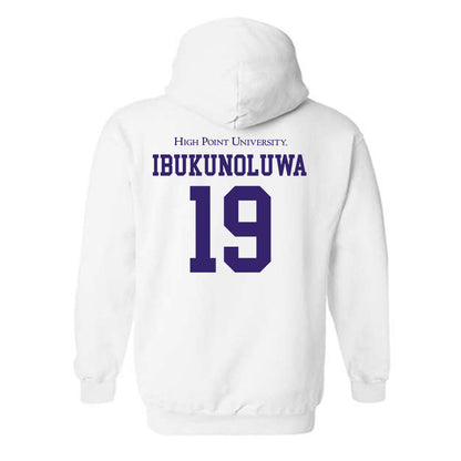 High Point - NCAA Men's Basketball : Josh Ibukunoluwa - Hooded Sweatshirt-1