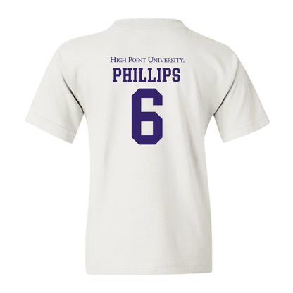 High Point - NCAA Women's Basketball : Dakota Phillips - Youth T-Shirt-1