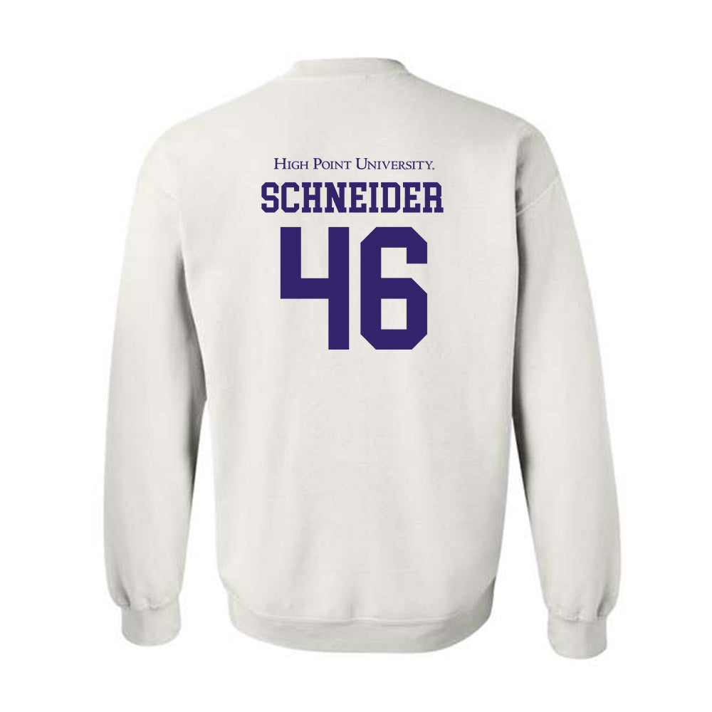 High Point - NCAA Baseball : Charlie Schneider - Crewneck Sweatshirt-1