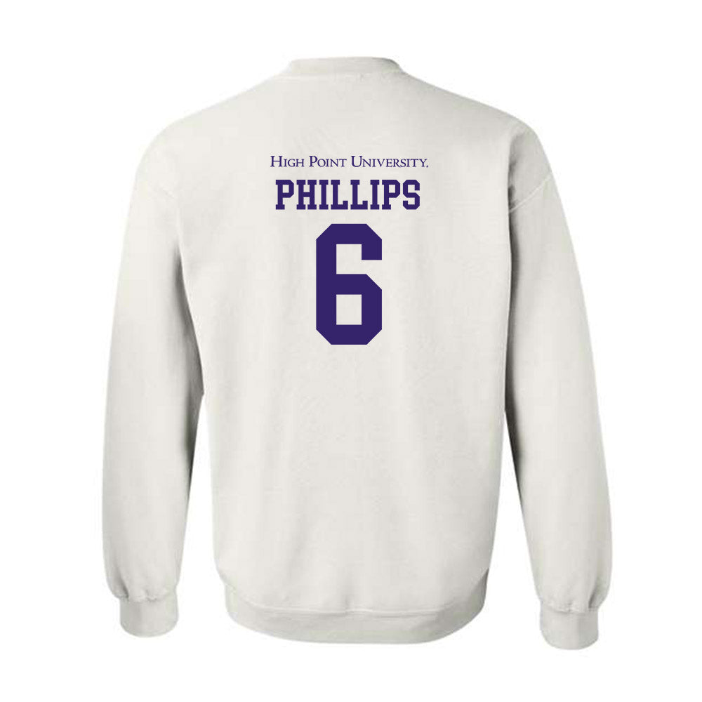 High Point - NCAA Women's Basketball : Dakota Phillips - Crewneck Sweatshirt-1