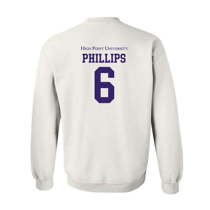 High Point - NCAA Women's Basketball : Dakota Phillips - Crewneck Sweatshirt-1
