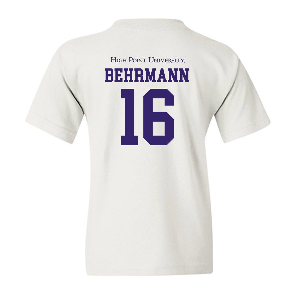 High Point - NCAA Men's Soccer : Noah Behrmann - Youth T-Shirt-1