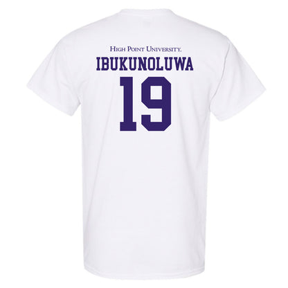 High Point - NCAA Men's Basketball : Josh Ibukunoluwa - T-Shirt-1