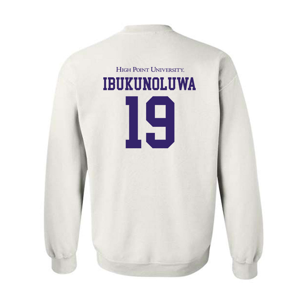 High Point - NCAA Men's Basketball : Josh Ibukunoluwa - Crewneck Sweatshirt-1