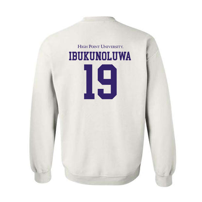 High Point - NCAA Men's Basketball : Josh Ibukunoluwa - Crewneck Sweatshirt-1