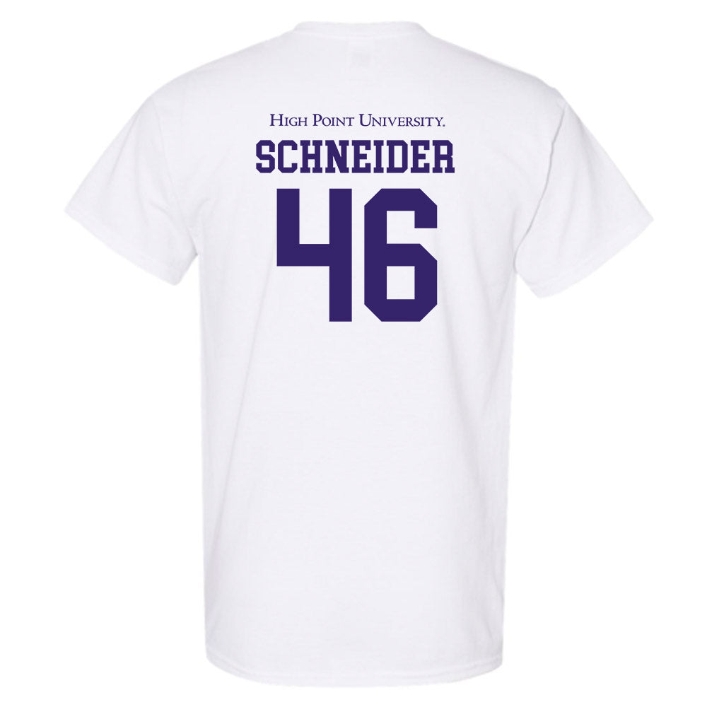 High Point - NCAA Baseball : Charlie Schneider - T-Shirt-1