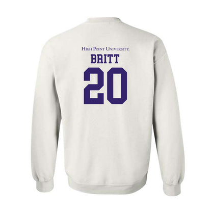 High Point - NCAA Men's Soccer : Caleb Britt - Crewneck Sweatshirt-1