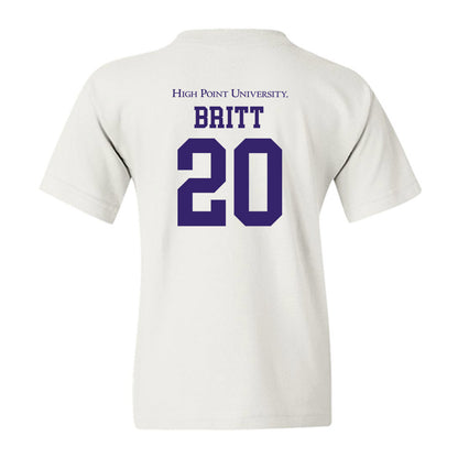 High Point - NCAA Men's Soccer : Caleb Britt - Youth T-Shirt-1